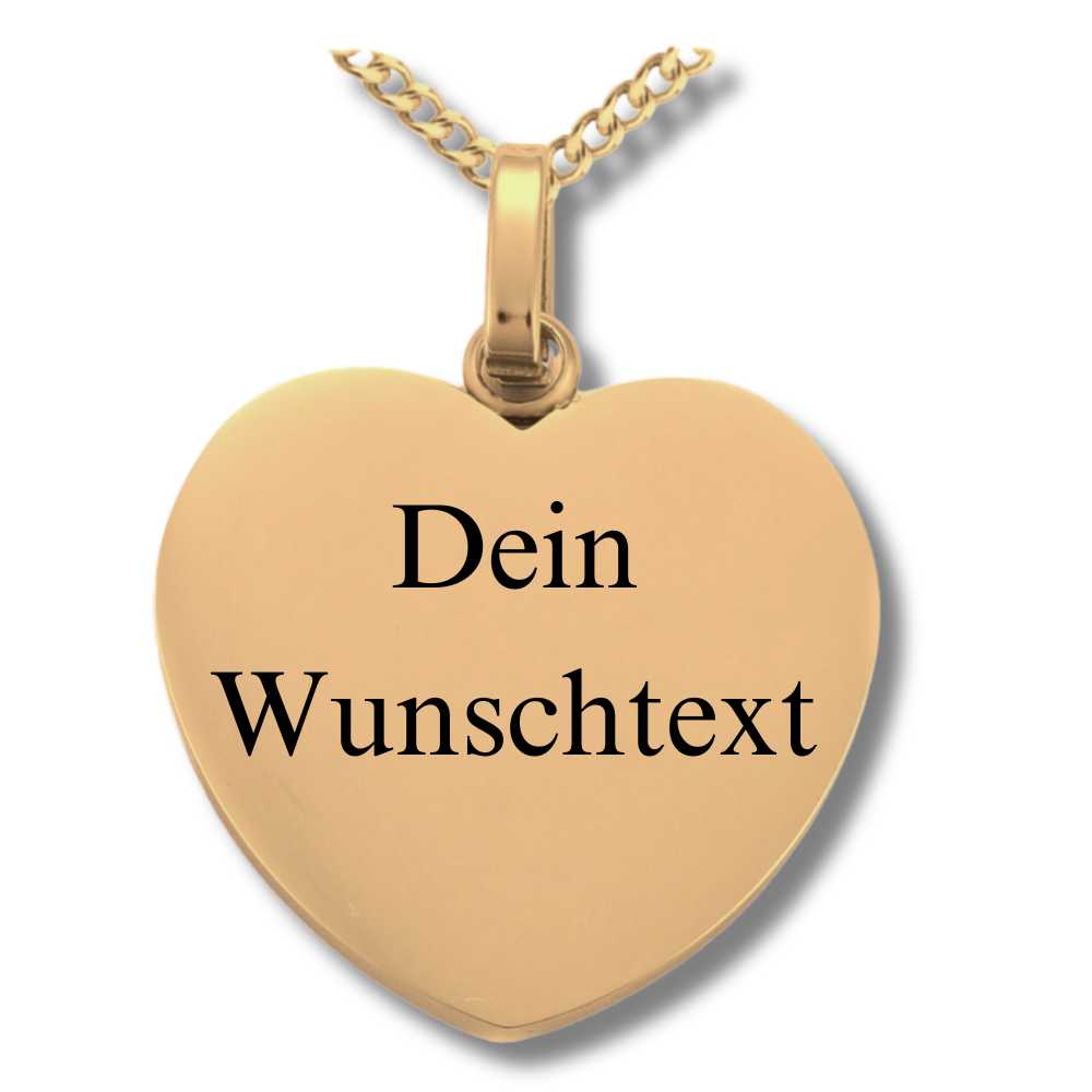 "Einzigartige Zeilen" Gravur-Halskette mit Wunschtext