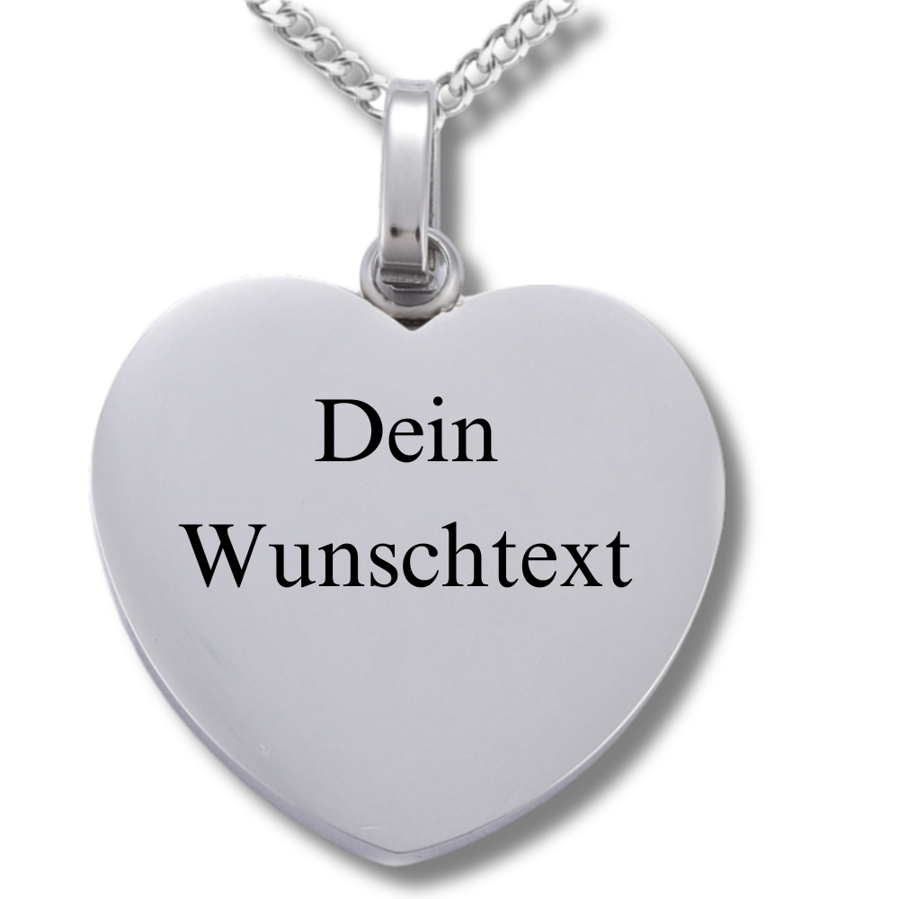 "Einzigartige Zeilen" Gravur-Halskette mit Wunschtext