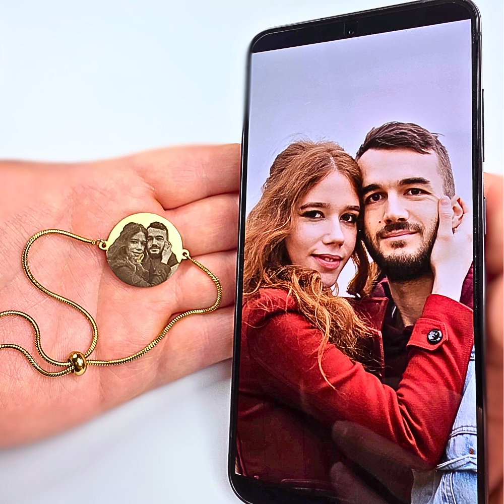 "Lieblingsbild" Armband mit Bildgravur