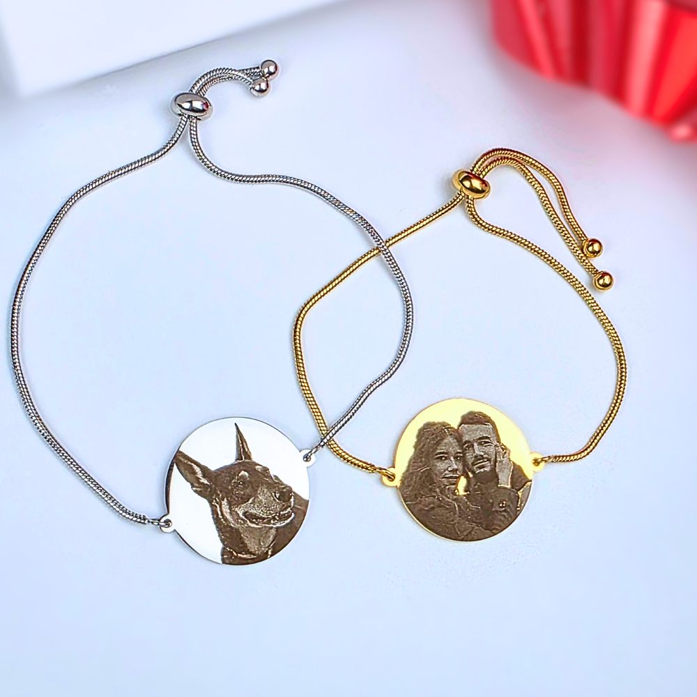 "Lieblingsbild" Armband mit Bildgravur