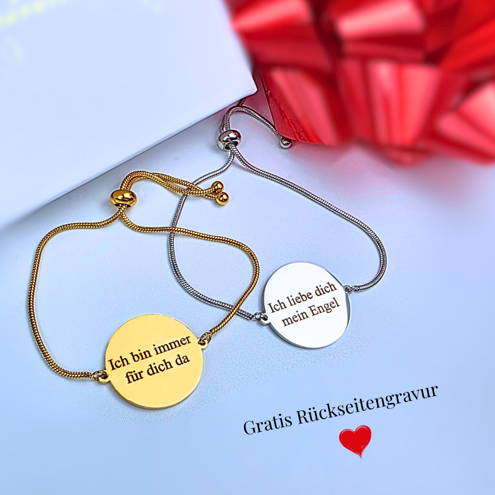 "Baby" Gravur-Armband mit Geburtsdaten