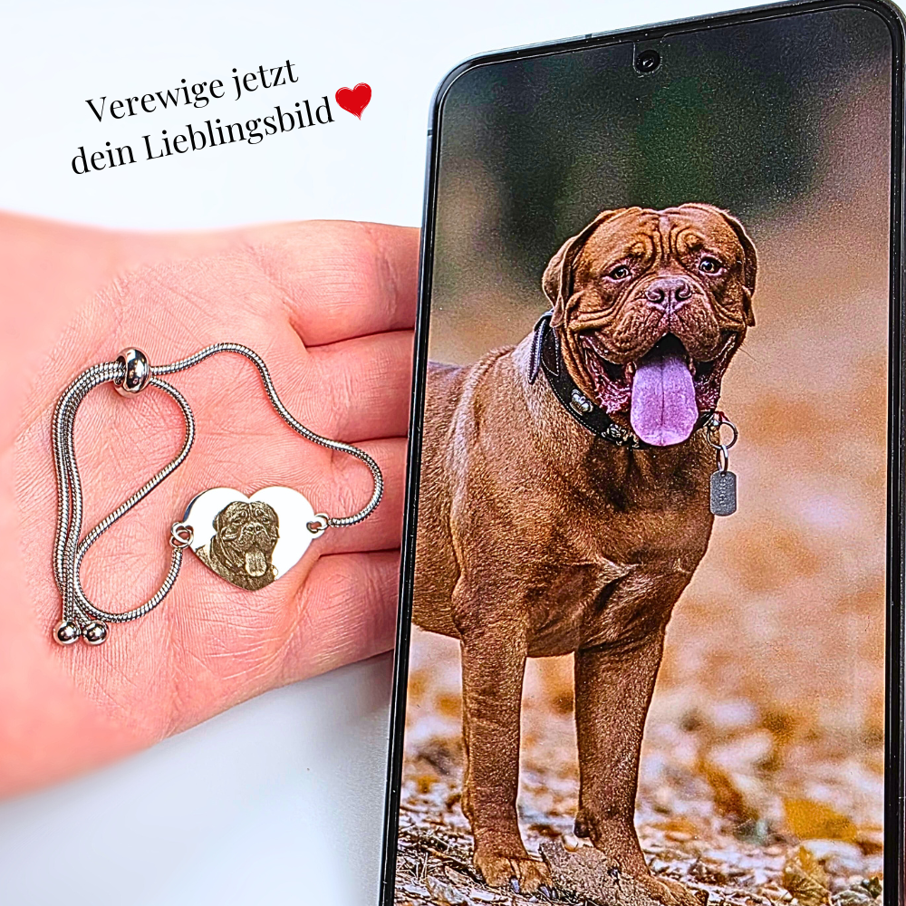 "Seelenbild" Armband mit Bildgravur
