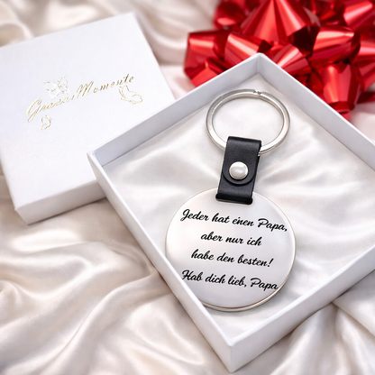 Personalisierter Schlüsselanhänger in Geschenkbox