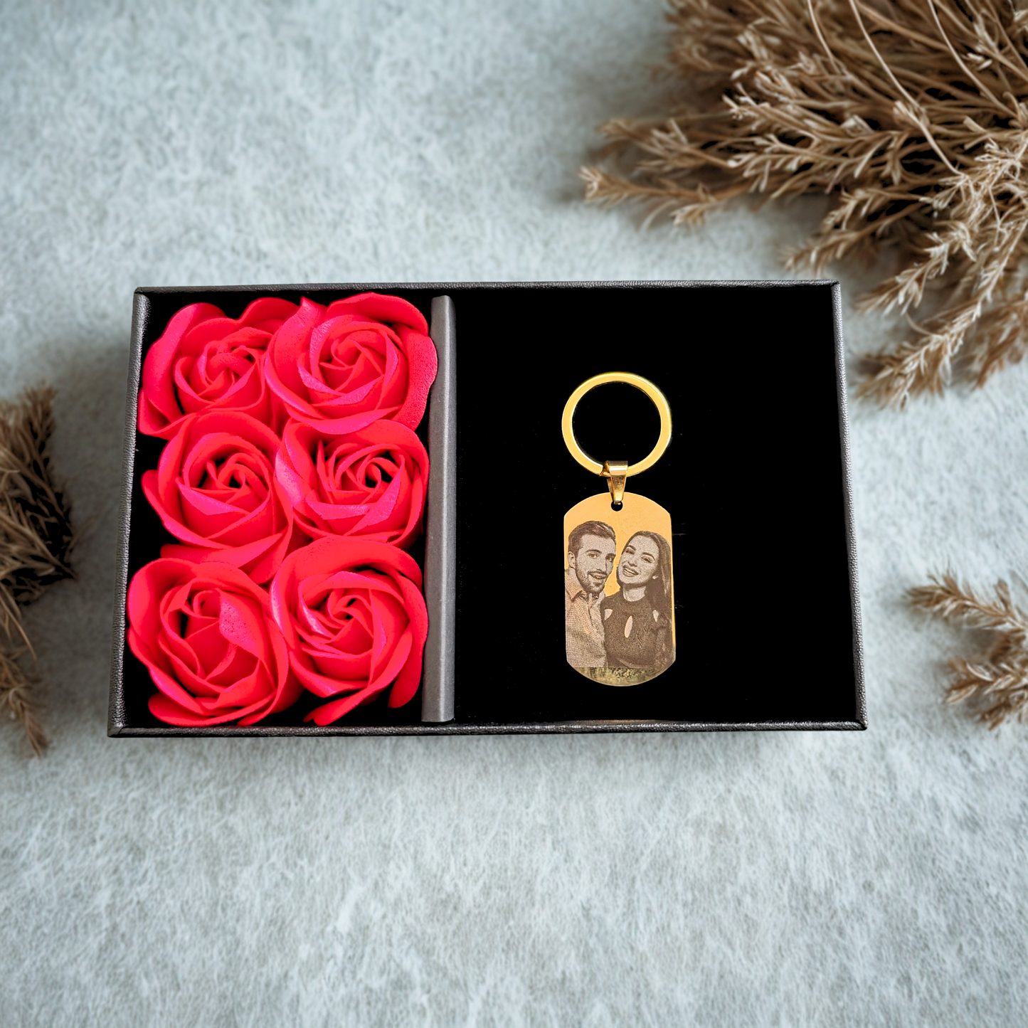 Premium Rosenbox Set inkl. Geschenktasche