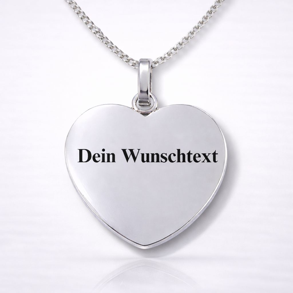 "Einzigartige Zeilen" Gravur-Halskette mit Wunschtext