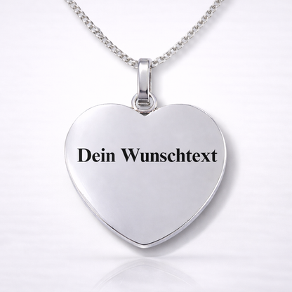 "Einzigartige Zeilen" Gravur-Halskette mit Wunschtext