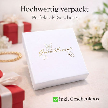 "Unzertrennlich" Gravur-Halskette mit zwei Namen