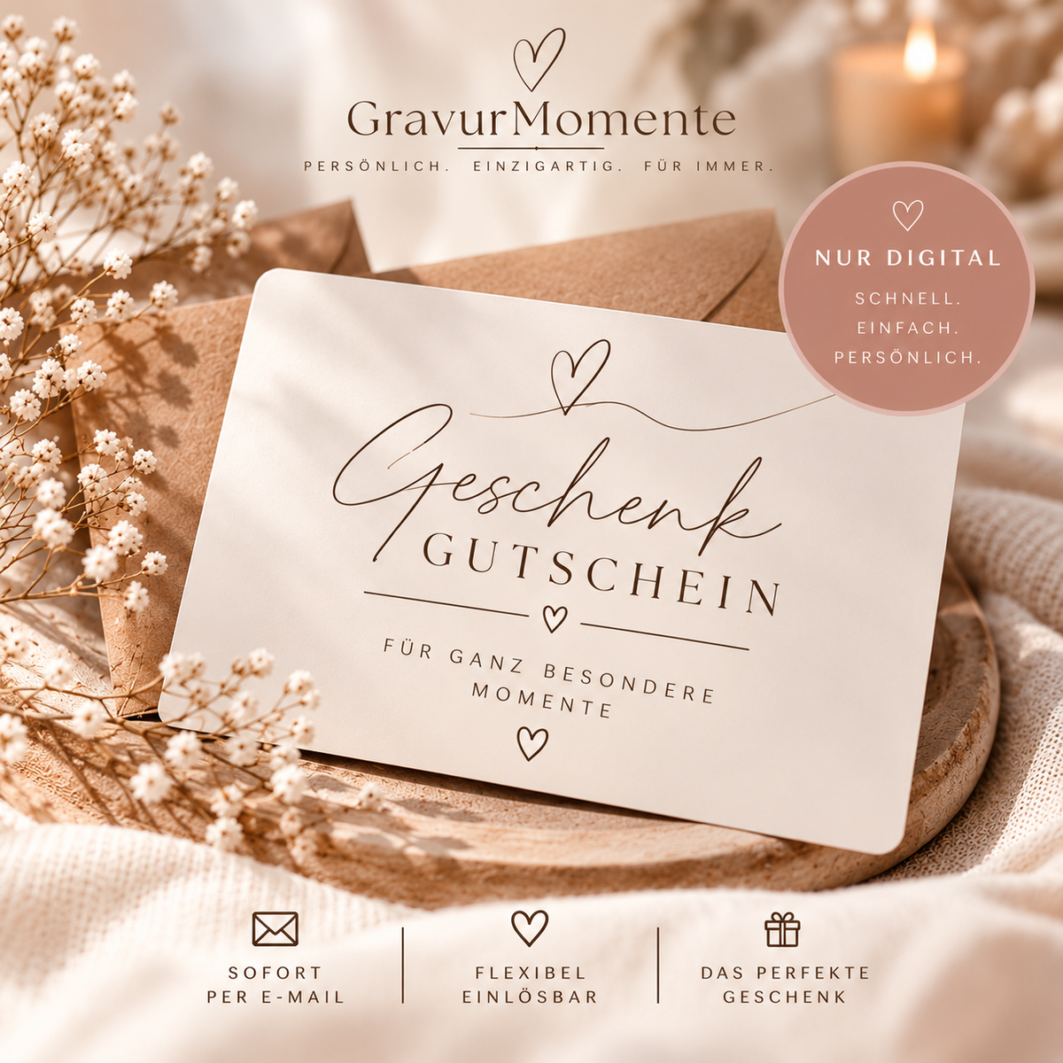GravurMomente Geschenkgutschein 🎁