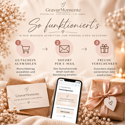 GravurMomente Geschenkgutschein 🎁