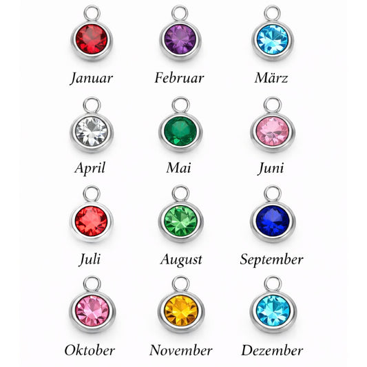 "Geburtsstein" Halskette