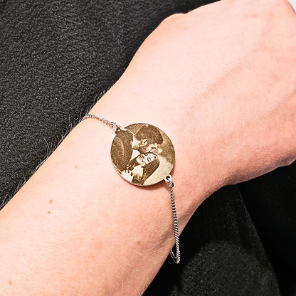 Gravur-Armband mit Bildgravur "Portrait"